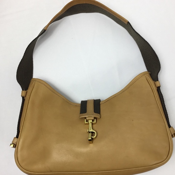 Gucci Handbags - Gucci Jackie Leather Shoulder Bag